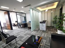 CBD中科大厦101平2房间,精装落地窗,5号线商务区站