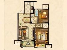 南北通透 恒大翡翠华庭 2室2厅 精装修