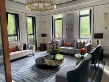 崇明区政府旁希藏独栋别墅,样板房豪装出售,花园500平