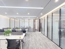 30元!即可拎包办公入驻,UCC精装正对电梯口,7字转角位!