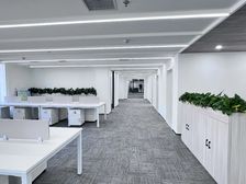 国企写字楼 300平办公室实拍 可注册多个公司 有员工食堂