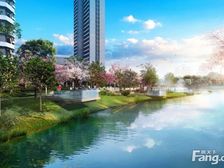 东城阳光市府十/东新高性价比准现房赠12平毛坯靠河公园