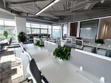 科技园苹果园万达八角中铁大厦100平起租包物业取暖电费家具