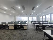 禾盛京广中心正对电梯厅,双面落地窗无敌采光视野,70多带家具