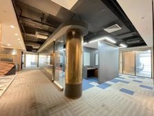 科技园双地铁口 百度国际大厦800平办公室出租 豪华装修