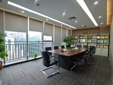 南山1号线地铁口 长虹科技大厦900平 电梯口 看深圳湾海景