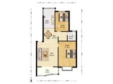 南北通透东方滨港园2室2厅精装修