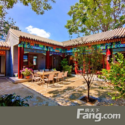 西城区 什刹海后海恭王府主胡同有车库 接待会所 四合院出租