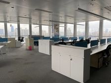 地铁3/4/10号线虹桥路站丨整层1000平带家具丨拎包办公