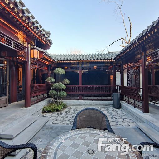 西城 金融街西四赵登禹路 精装苏式风格会所四合院出租 临主街