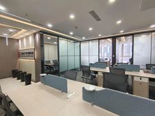 电梯口升龙广场绿地之窗135平三加一格局朝南家具全齐可调换