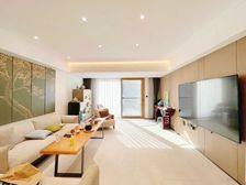 北龙湖 蓝城兰园精装修 一楼带院300平L型三边花院送双车位