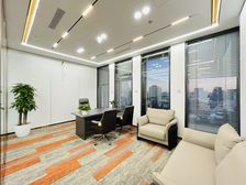 【京城优选】国贸大望路万达纯写 210平对电梯 精装修带家具