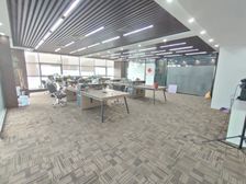 奥体商圈 营盘街地铁口 禹州广场 350平 装修带隔断家具