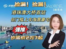抄底价!湾仔轻轨站(双瑞藏珑湾)濠江美景港珠澳大桥首站
