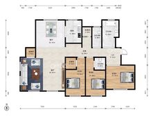 上新必看中国玺 有车位有253平4居南北四居3850万