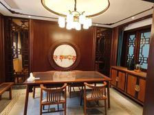 山水桃源联排别墅,中式庭院,豪华装修,前后大院子