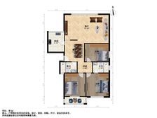徐汇区徐家汇青之杰花园3室2厅