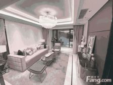 北京华发·中央公园户型方正卧室朝南带阳台户型通透客厅