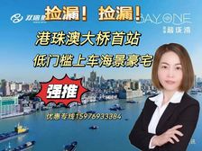 送车位送两 地 牌!港珠澳大桥首站(双瑞藏珑湾)精装一线海景