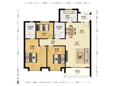 奥体华润 南北大3室2卫 满二 高新一中书包9年制非顶底急售