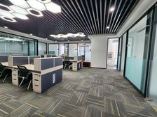 免佣选址!温江地铁口甲级珠江广场精装修双面采光带家具拎包入驻