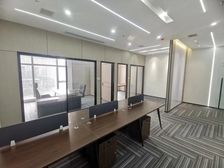 锡山区 园区办公 环境好 T立方多隔断 精装带家具 落地窗,