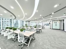 桐梓林!大气前厅!科技风10隔间104工位丨三面采光·视野通