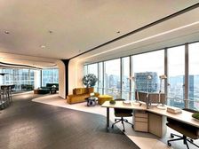 有租金补贴 高区电梯口800平 豪装海景办公室出租 博今中心