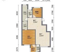 绿中海4期 地铁站旁 精装修2房 有车位 业主急售