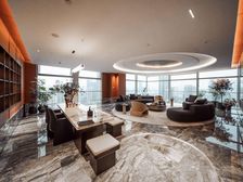 江景顶豪会所办公接待 高端办公 工作室 设计广告