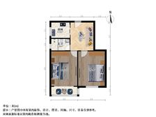 空关急售,近6和7号线,电梯双南2房带客厅,边套全明,满五年