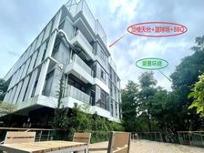 湖边4层独栋3000 有电梯 送400方露台 有篮球网球场