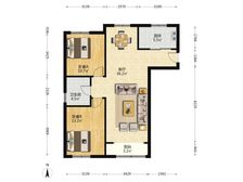 【五-中学片】潞水丽苑 2室1厅 108.27平