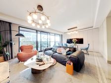 绿城金沙凤起朝鸣 朝南的精装大套四,17楼带11米长的大阳台