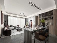 龙湖天璞 物业, 奢阔的客餐厅,坐拥浏阳河河景