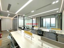 东三环呼家楼安联大厦精装带家具,三个办公室,两个老板间带窗