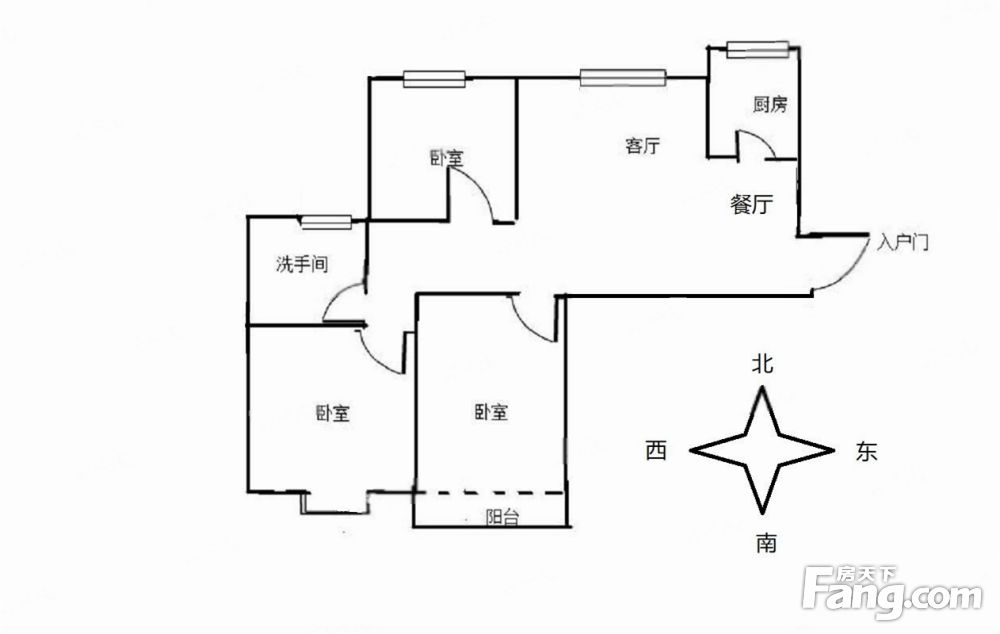  Apartment layout diagram