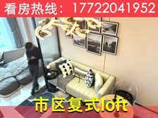 总价40万!市区口岸人居【金诚中心】精装复式loft公寓!