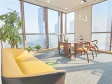 市中心无加时费!6隔间24工位,品茗洽谈!双面采光,视野通透