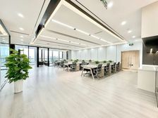 市中心地标超甲丨电梯口!品质装修丨6隔间36工位!采光通透