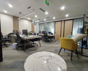 单价5500急售!精装办公室 电动门大开间 产权干净可自用
