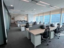 华贸中心甲级写字楼 300平中层办公空间 押三付一