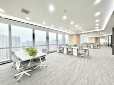 东大街地标·24H空调丨6隔间50工位!电梯口户型丨高区视野