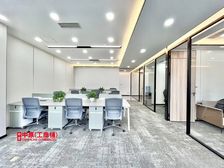 徐汇滨江商圈丨绿地汇中心丨精装200平带家具丨直接拎包办公