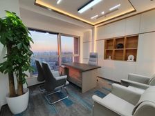 望京嘉美中心办公室258平精装带家具高区视野好门口地铁