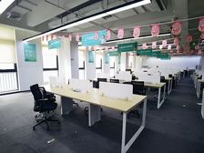 地铁口精装带办公家具电子城IT产业园950平采光好