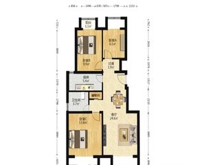 首付50万大学城地铁300米/90㎡精装小三居/次新房