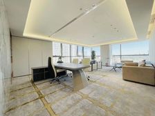 物业直租 定制精装 高区半层 大气前台带家具 冠城冠捷