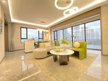 莱山保利小高精装修!河畔奢新房,270度观景阳台,精致小平层